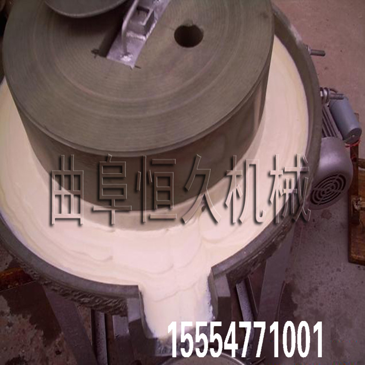 商用小型两项电豆浆石磨　广州肠粉石磨机价格　纯天然砂岩石磨